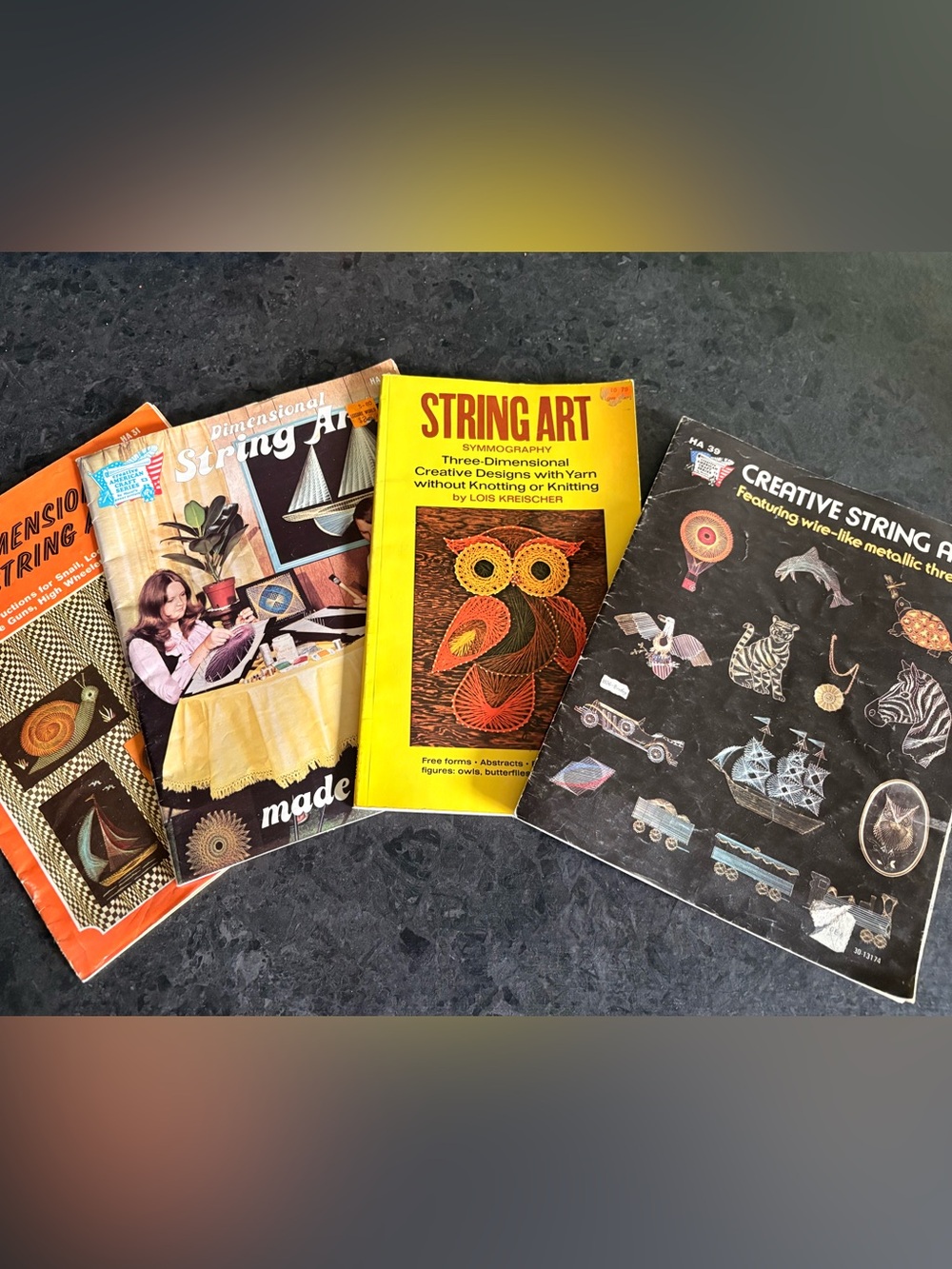 Vintage String Art Book collection